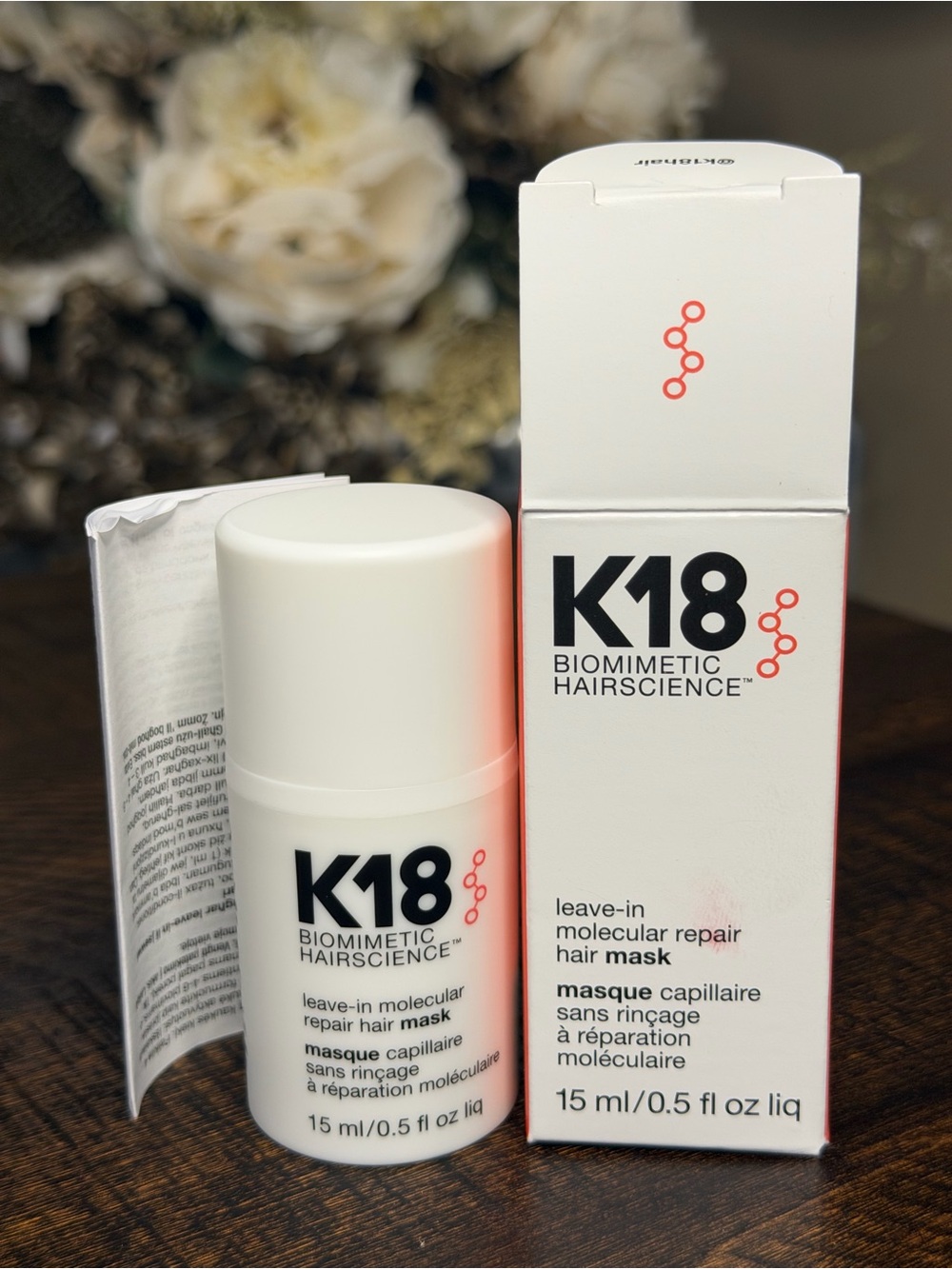 K18 Biomimetic Hairscience Leave-In Molecular Repair Hair Mask –new